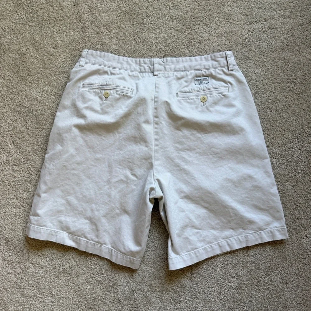 Vineyard Vines Mens Club Short Khaki Tan Cotton Twill Chino Shorts Size 34‎